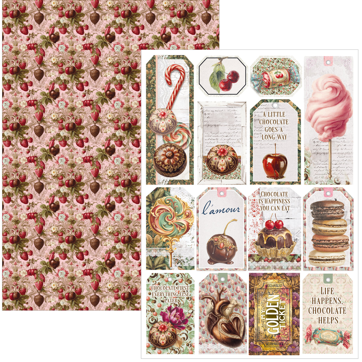 Chocolate Wanderlust Creative Pad A4 9/Pkg