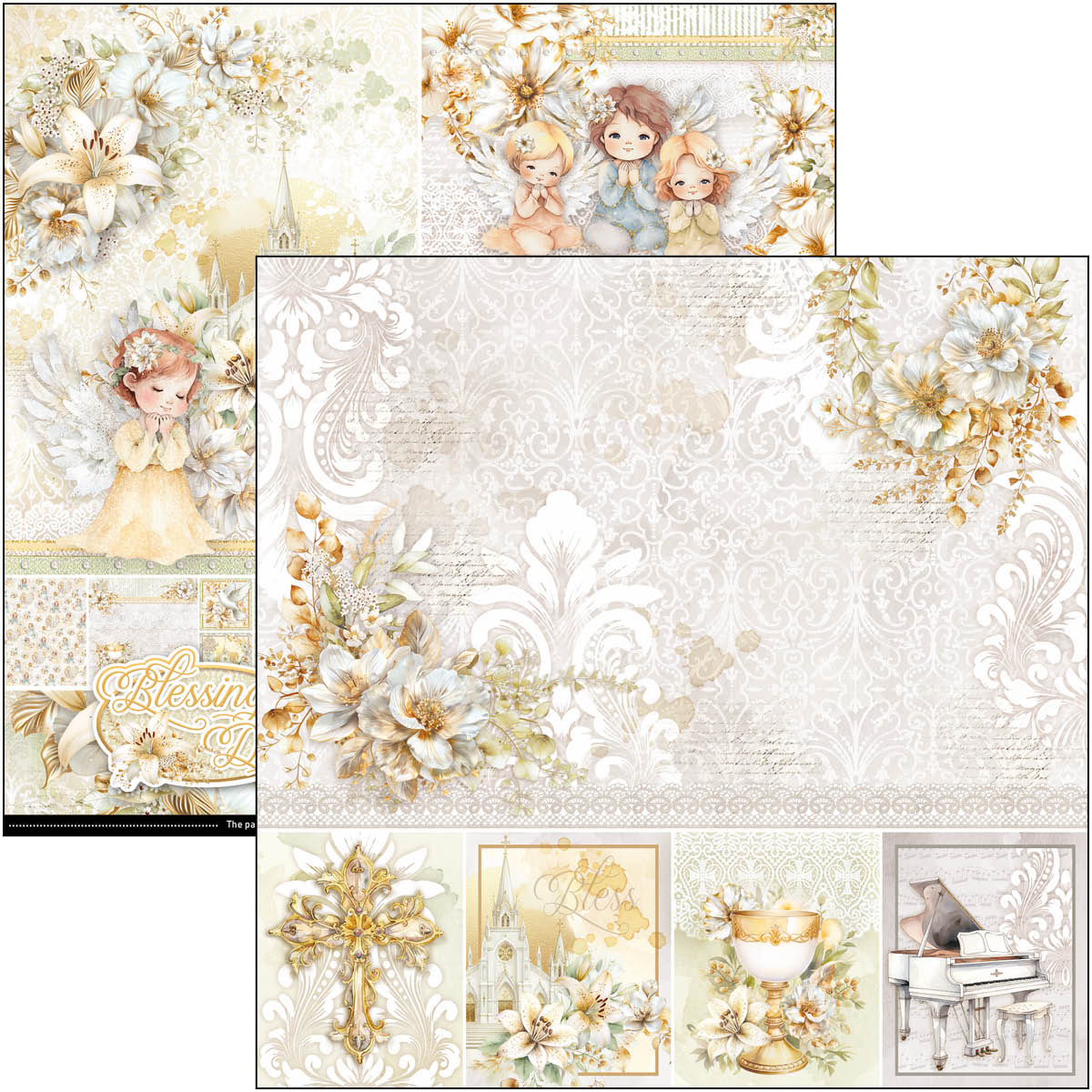 Blessing Day Pad 8"x8" 12/Pkg