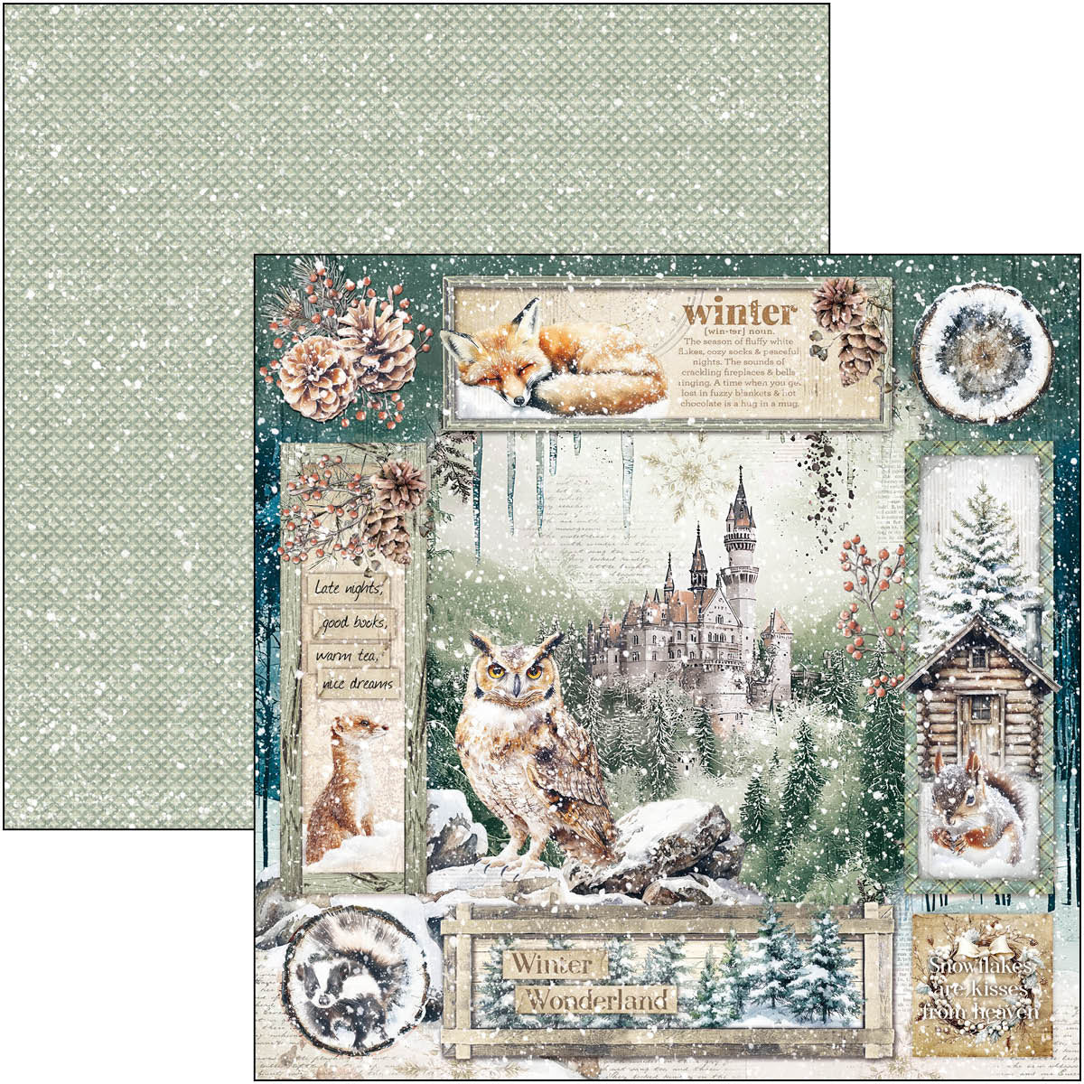 Forest Tales Pad 8"x8" 12/Pkg