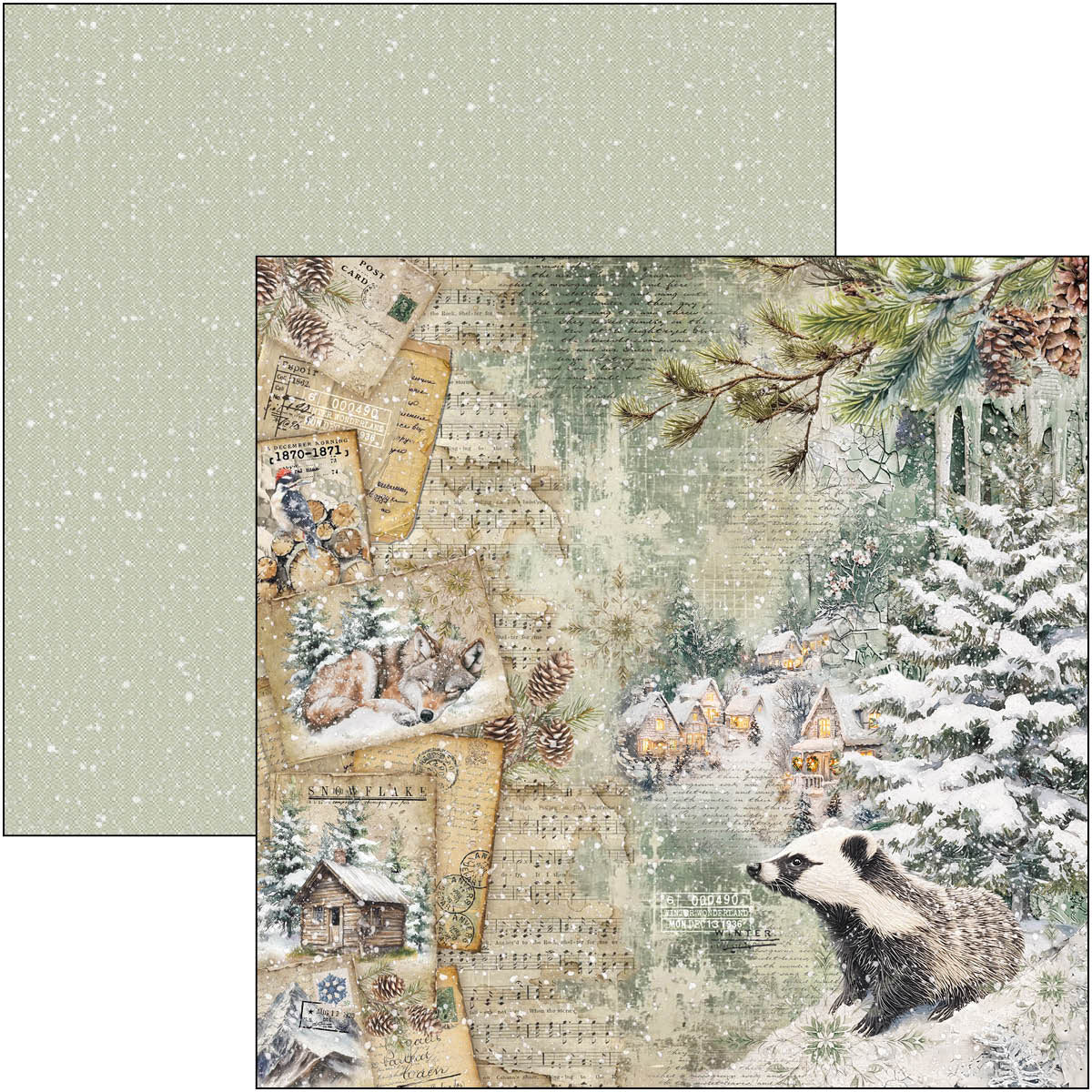Forest Tales Pad 8"x8" 12/Pkg