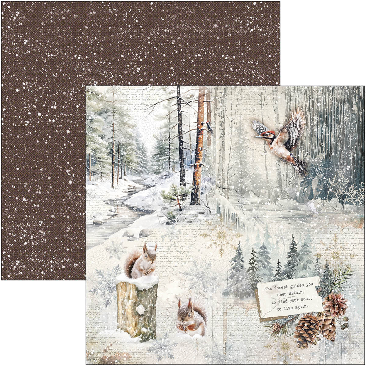 Forest Tales Pad 8"x8" 12/Pkg