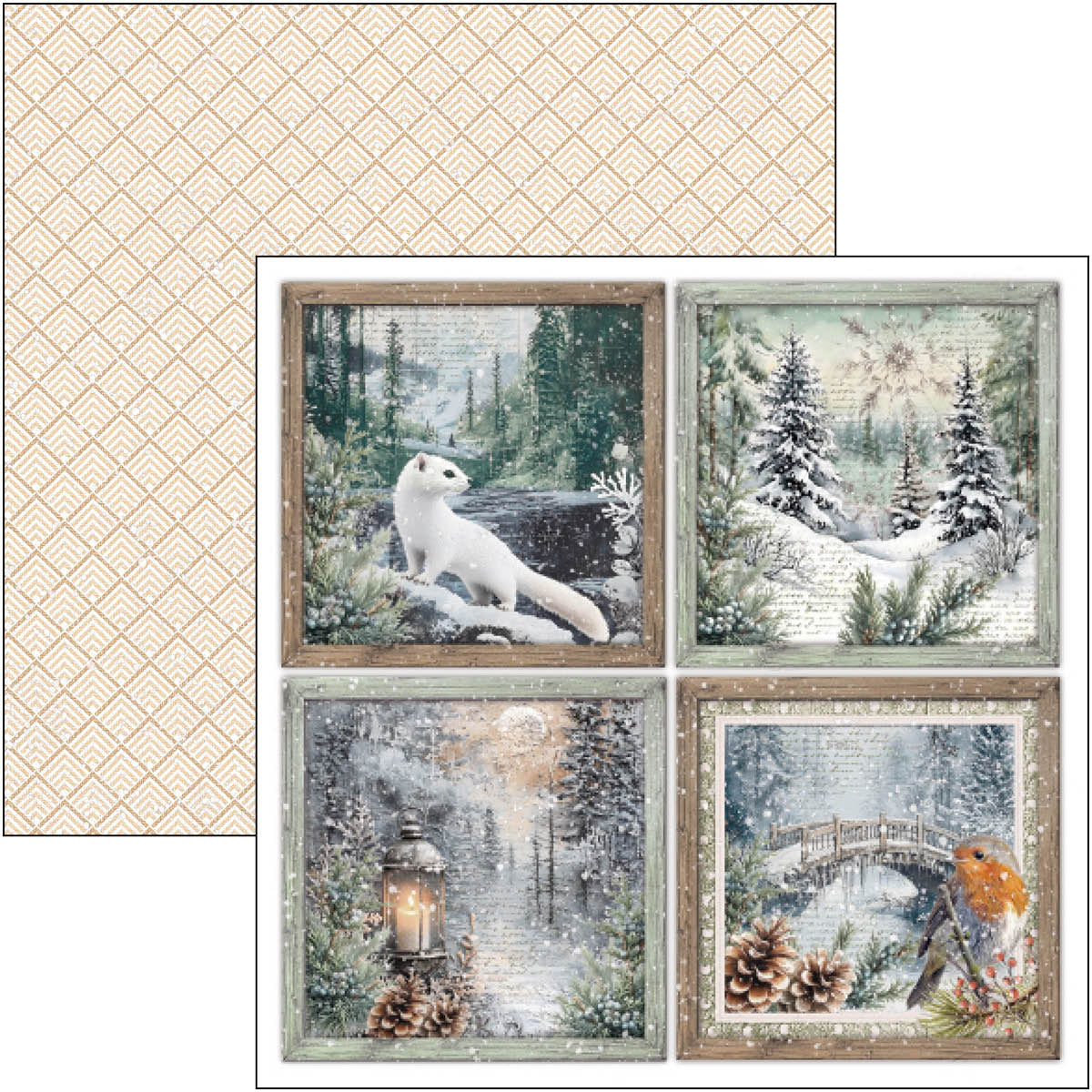 Forest Tales Pad 8"x8" 12/Pkg