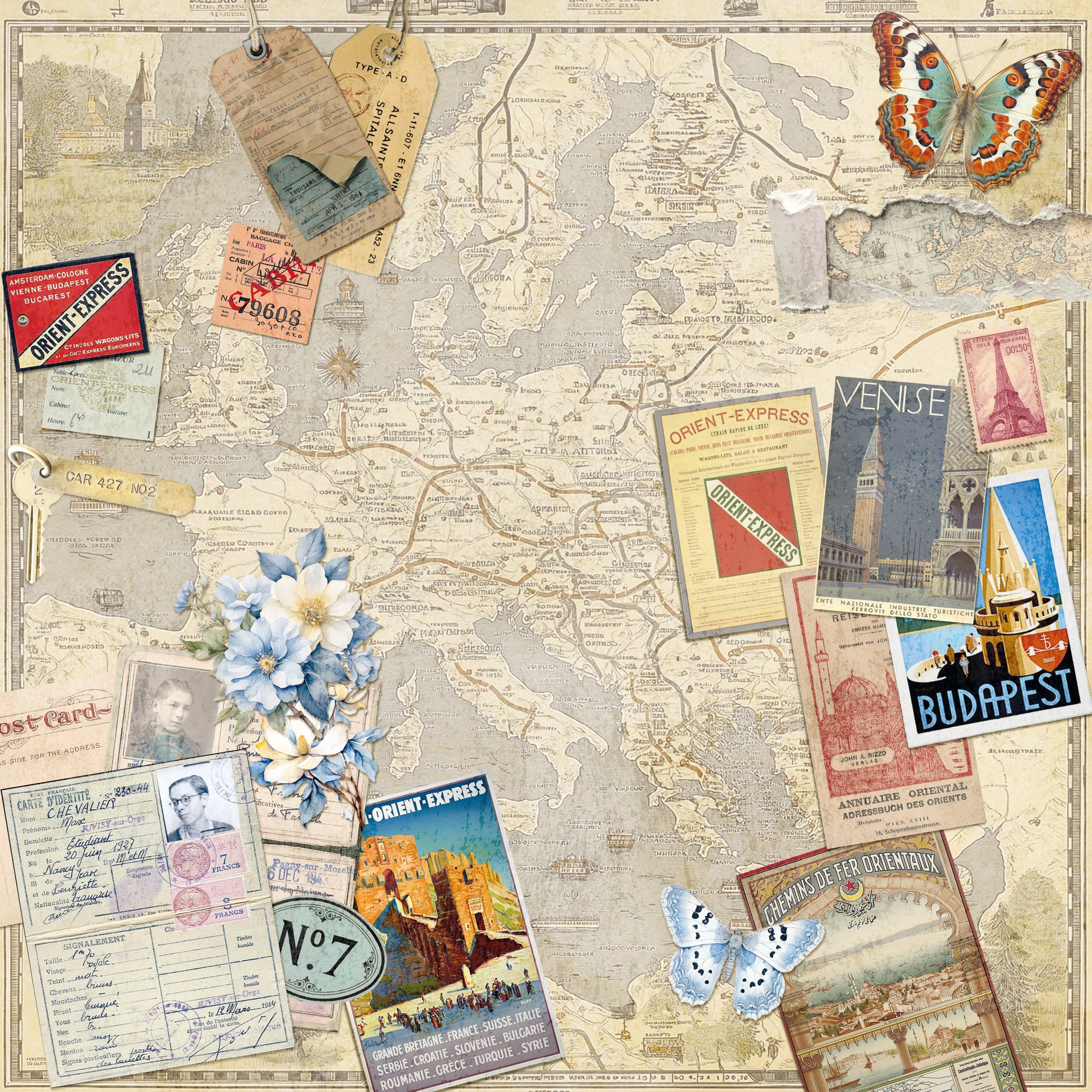 Eastern Journey Pad 8"x8" 12/Pkg
