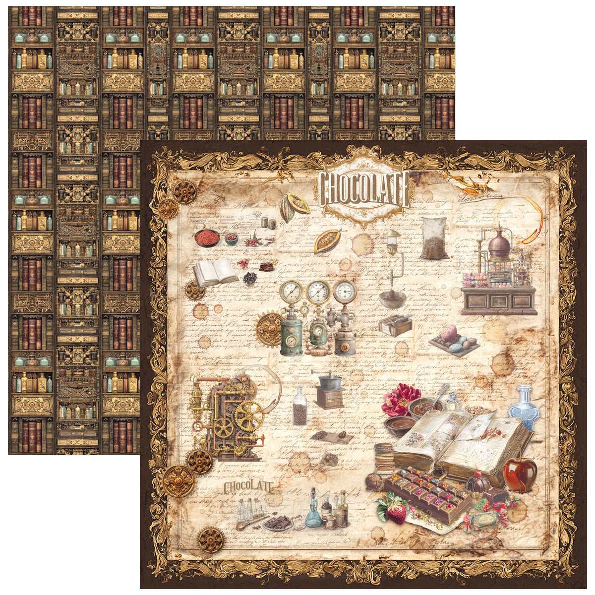 Chocolate Wanderlust Pad 8"x8" 12/Pkg