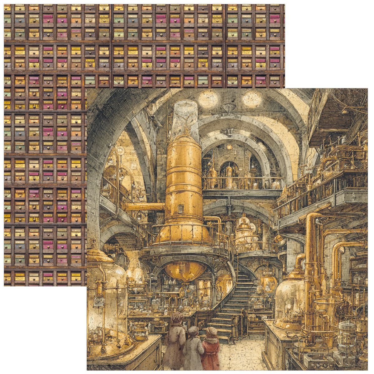 Chocolate Wanderlust Pad 8"x8" 12/Pkg