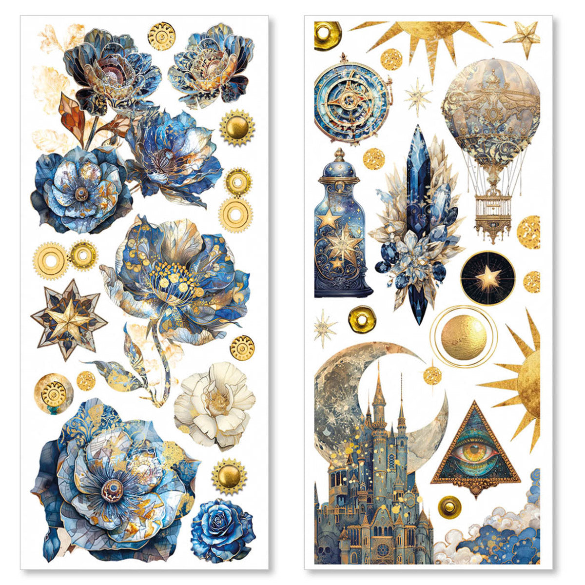 Celestial Transparent Adhesive Sheets 5/Pkg