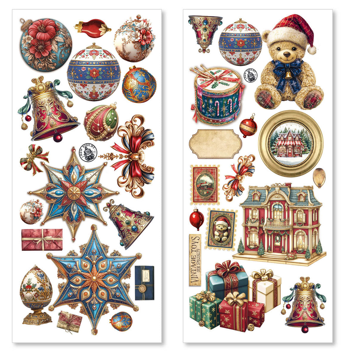 Toy Shop Transparent Adhesive Sheets 5/Pkg