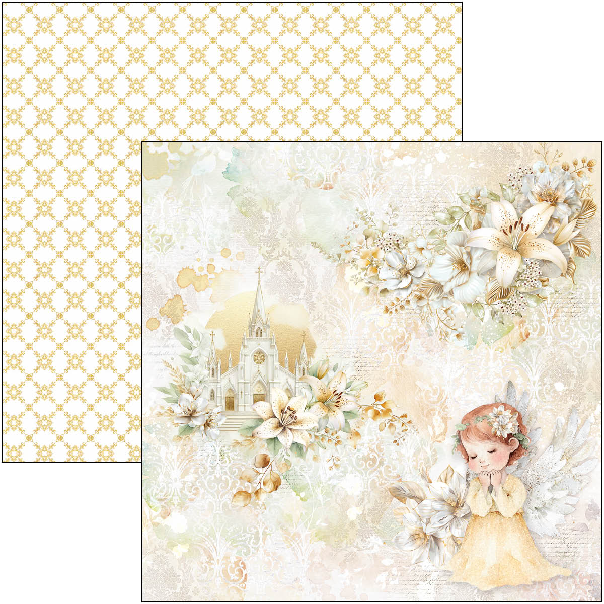 Blessing Day Paper Pad 12"x12" 12/Pkg