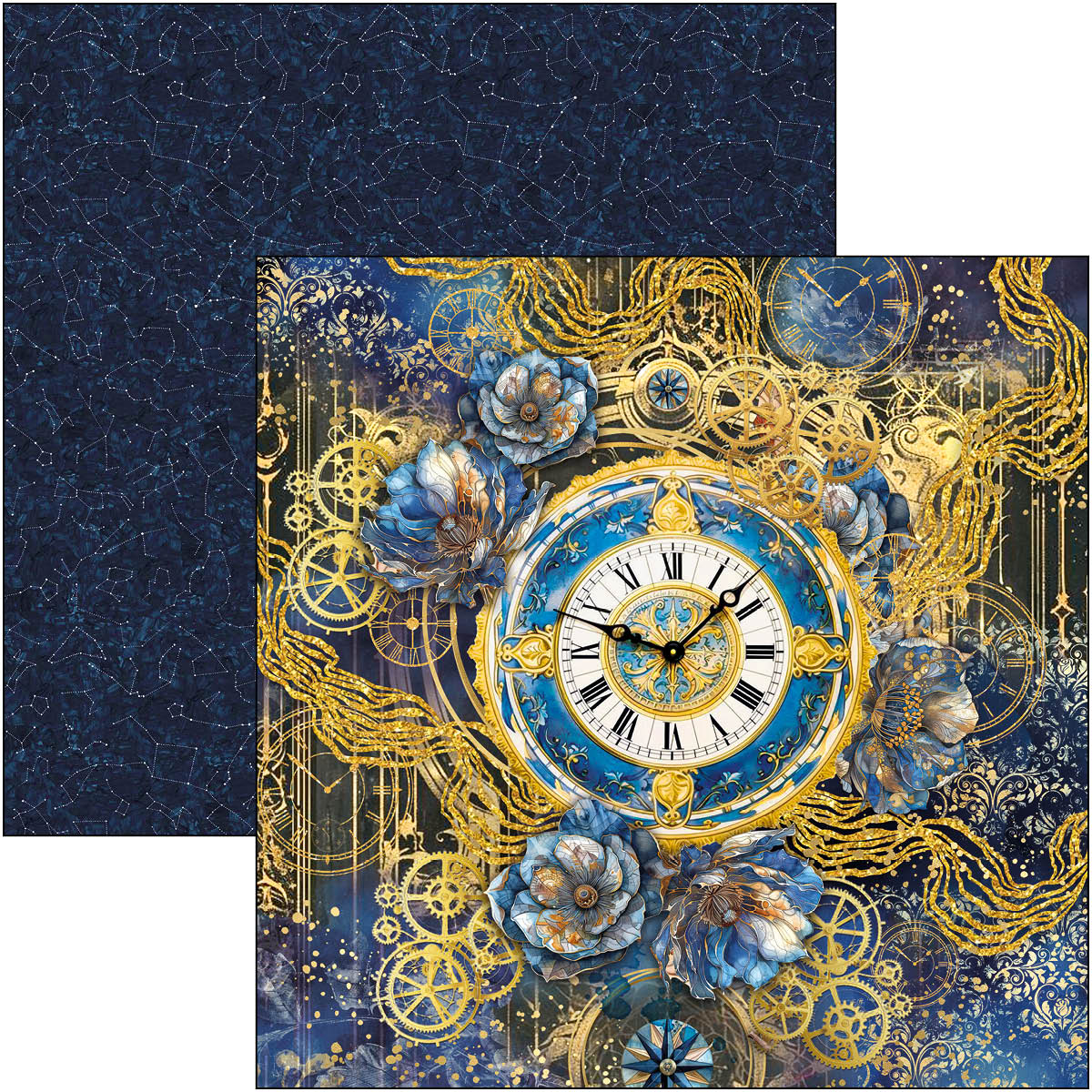 Celestial Paper Pad 12"x12" 12/Pkg