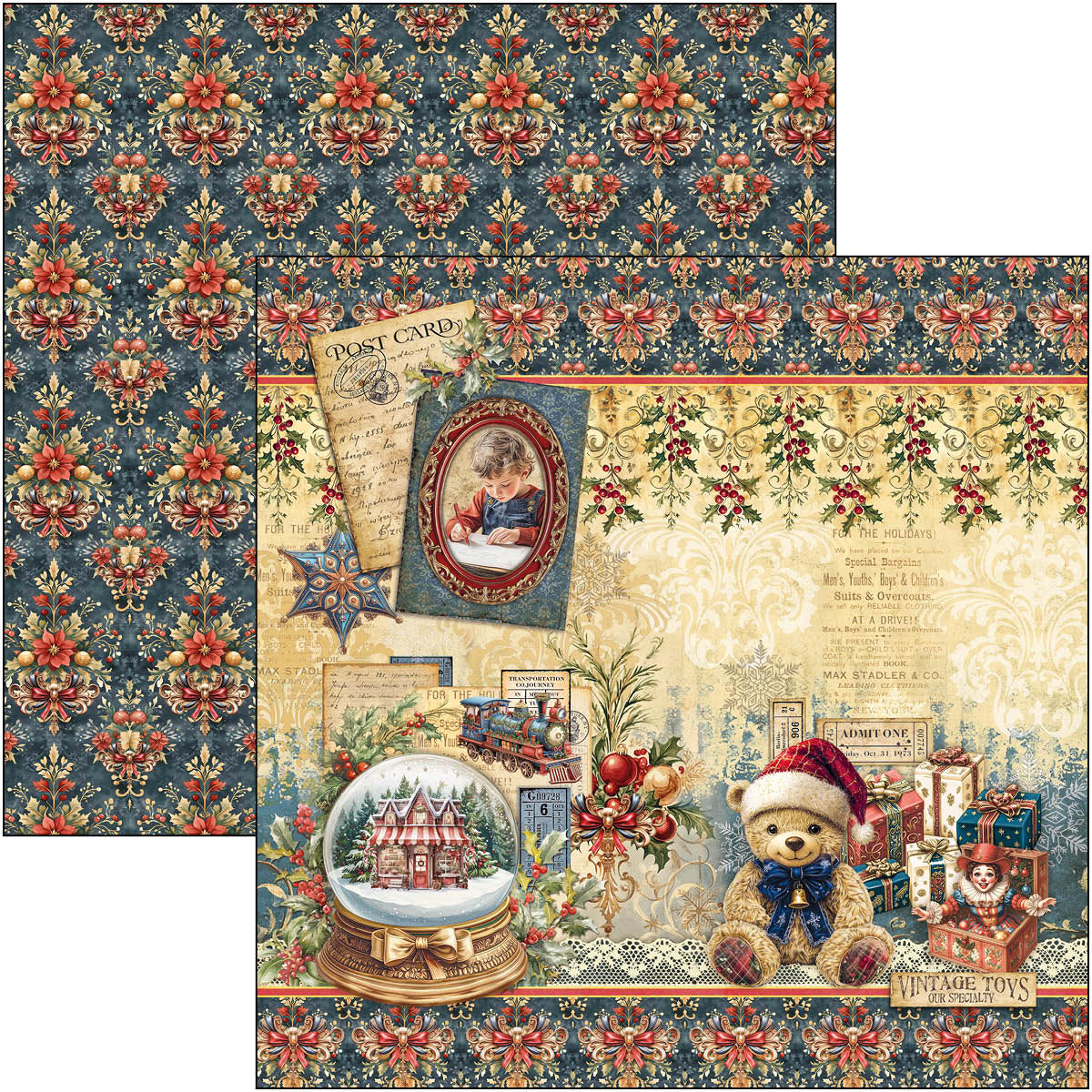 Toy Shop Paper Pad 12"x12" 12/Pkg