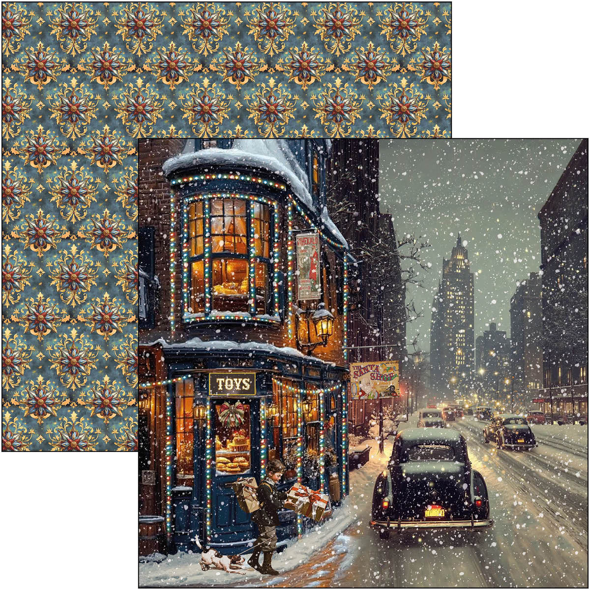 Toy Shop Paper Pad 12"x12" 12/Pkg