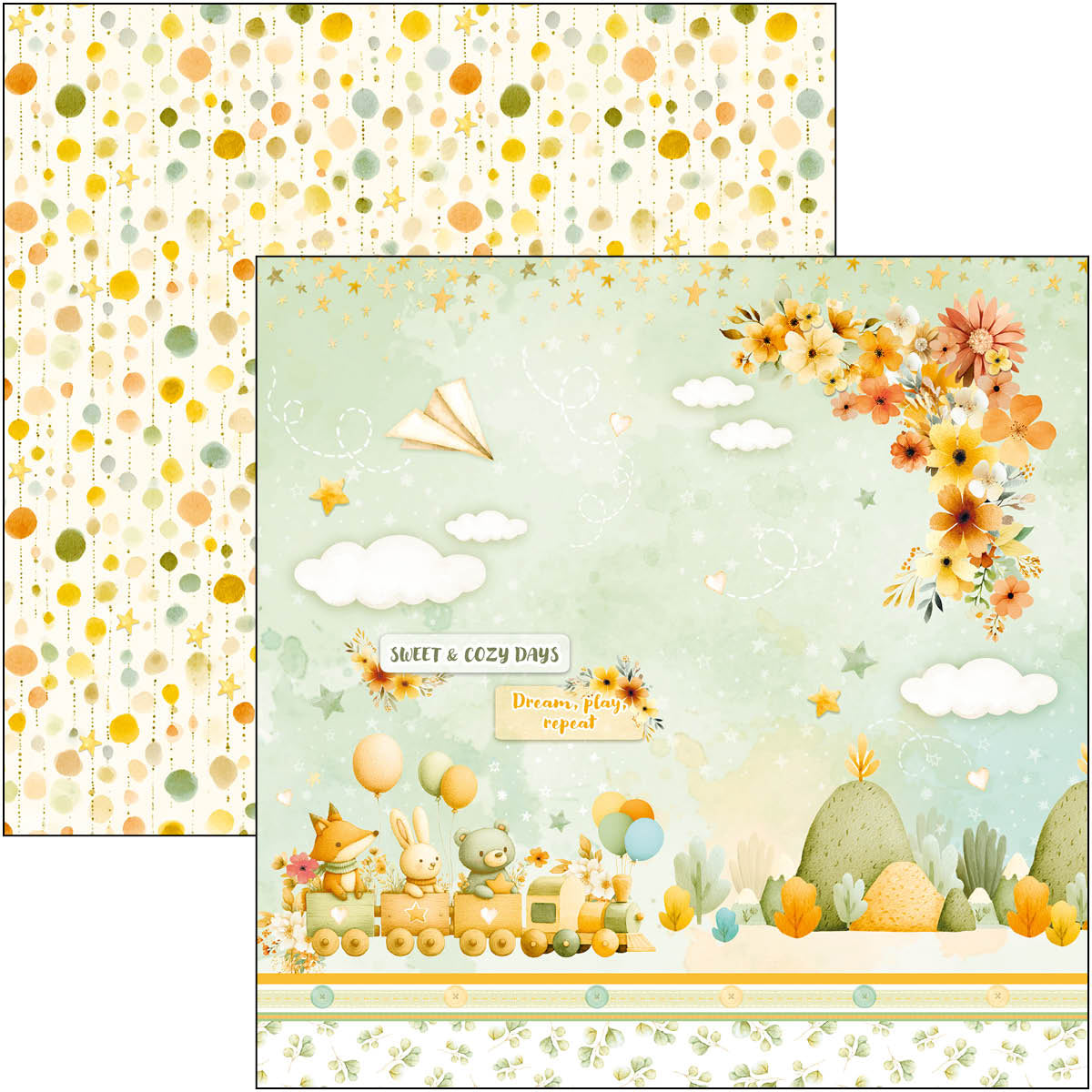 Lunibloom Paper Pad 12"x12" 12/Pkg