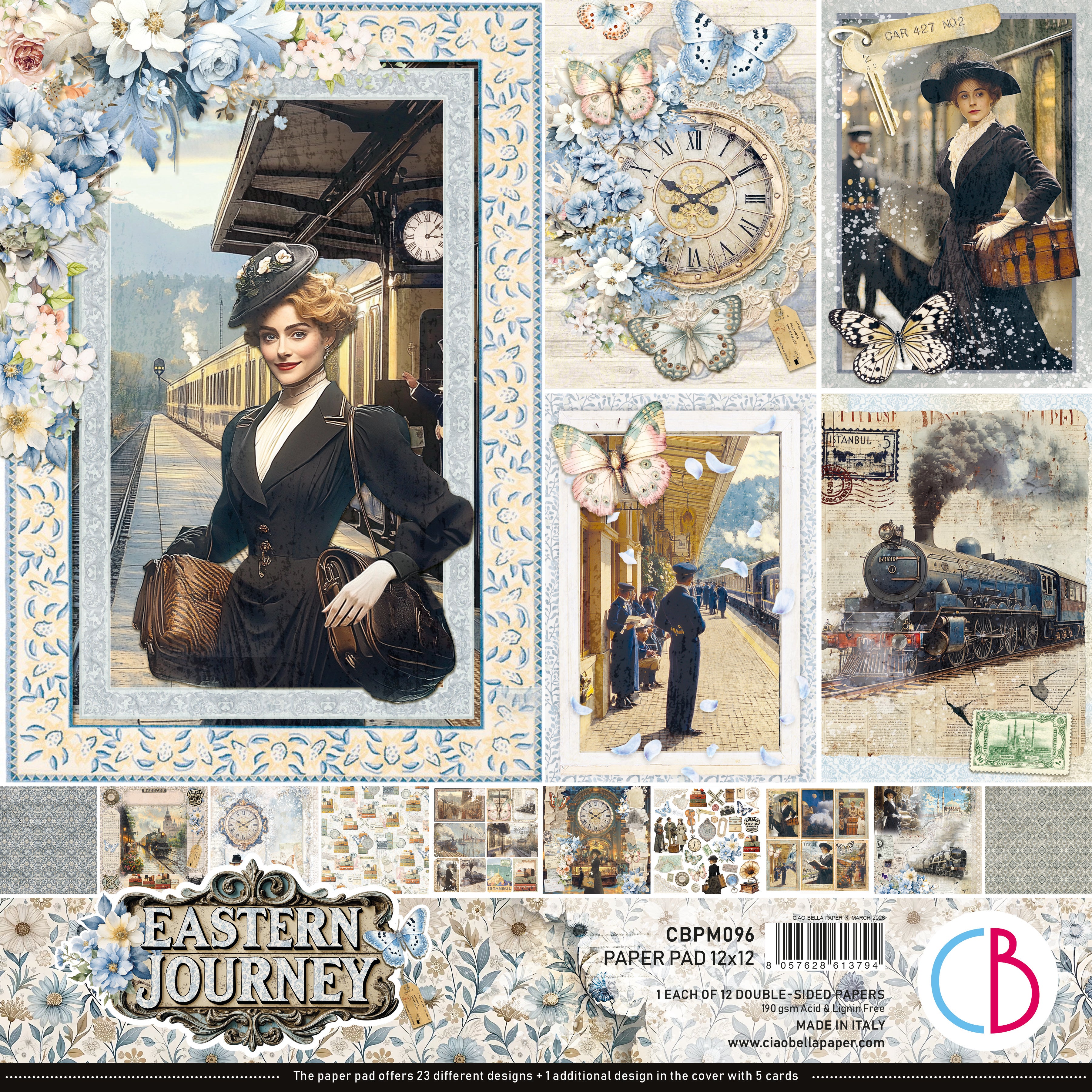 Eastern Journey Paper Pad 12"x12" 12/Pkg