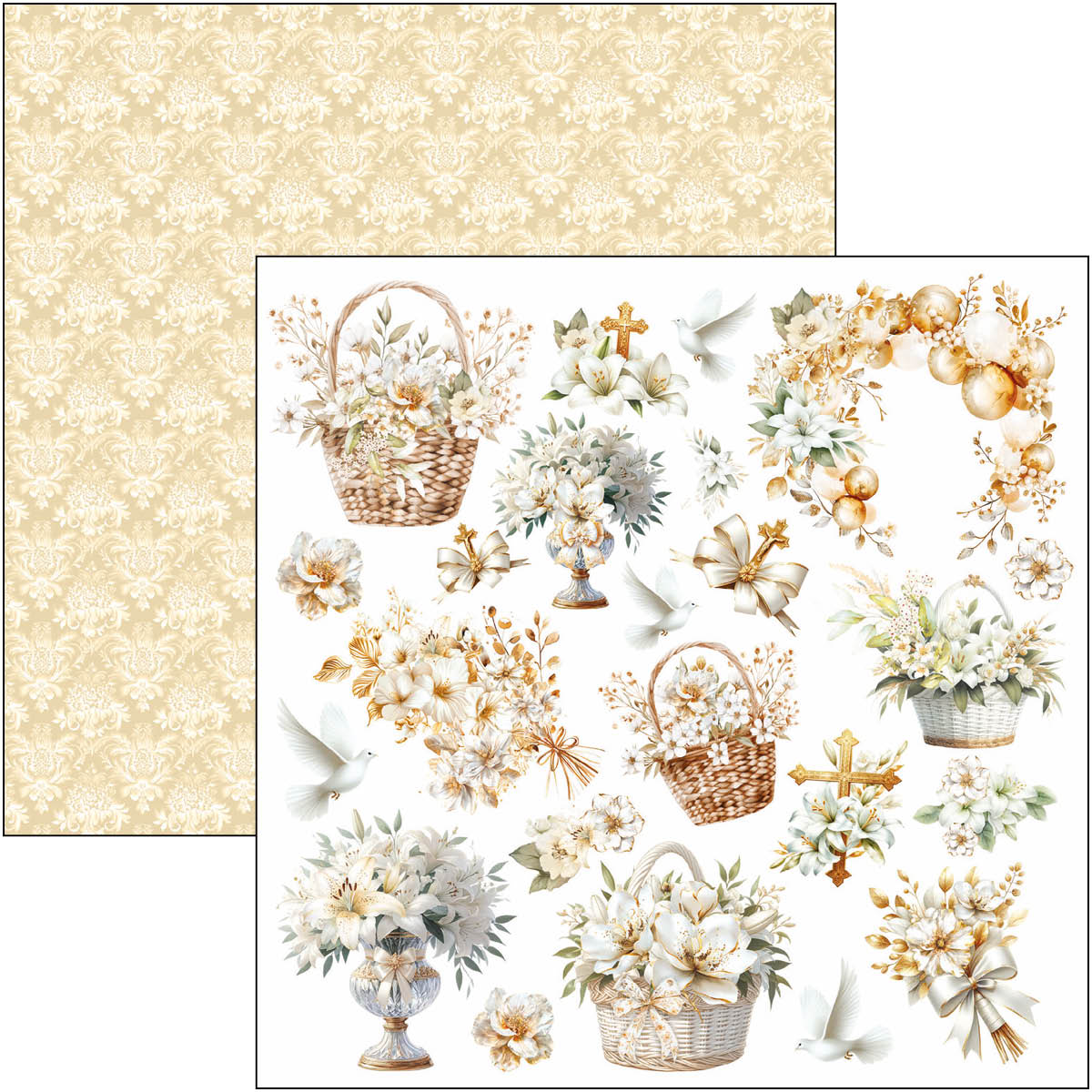 Blessing Day Fussy Cut Pad 6"x6" 24/Pkg