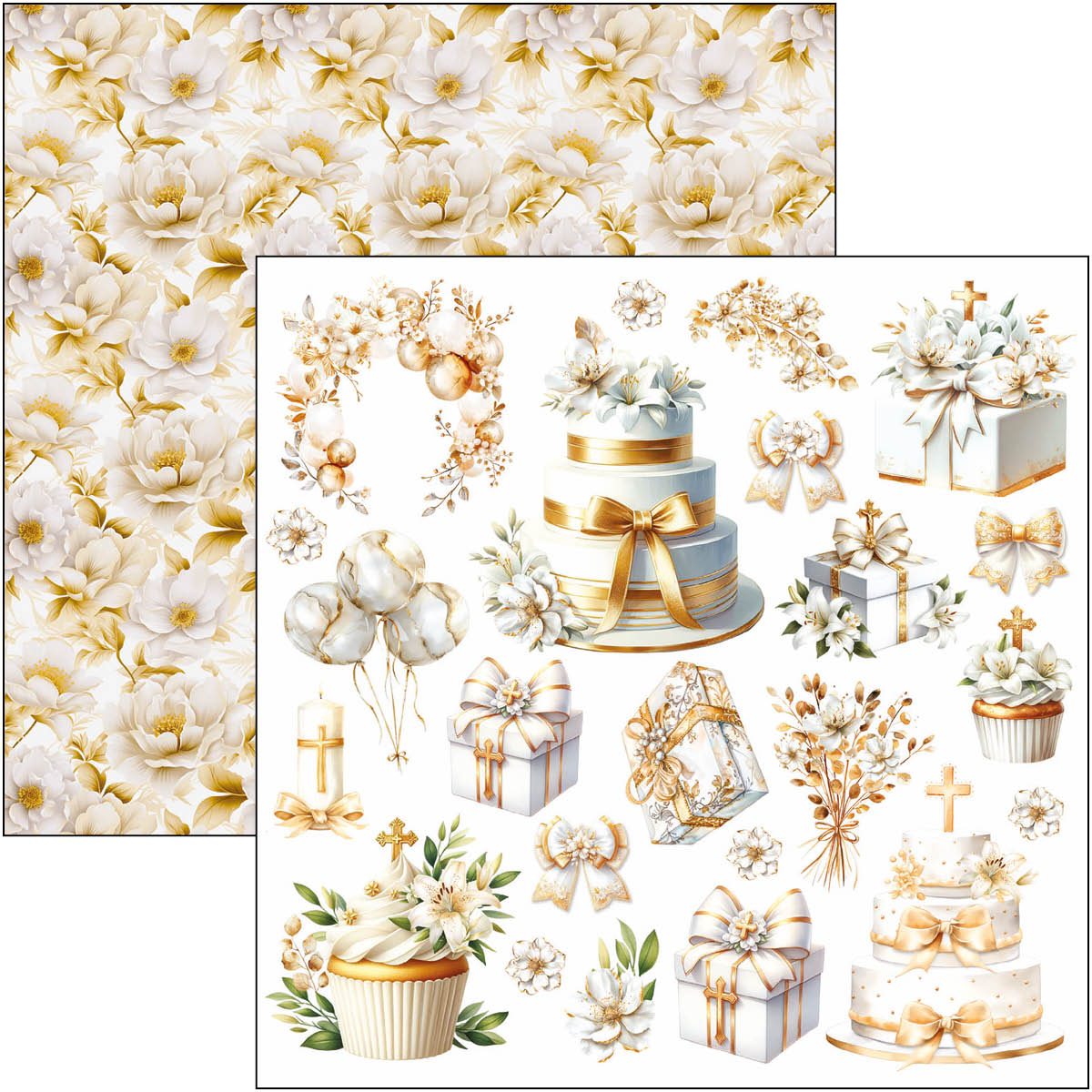 Blessing Day Fussy Cut Pad 6"x6" 24/Pkg