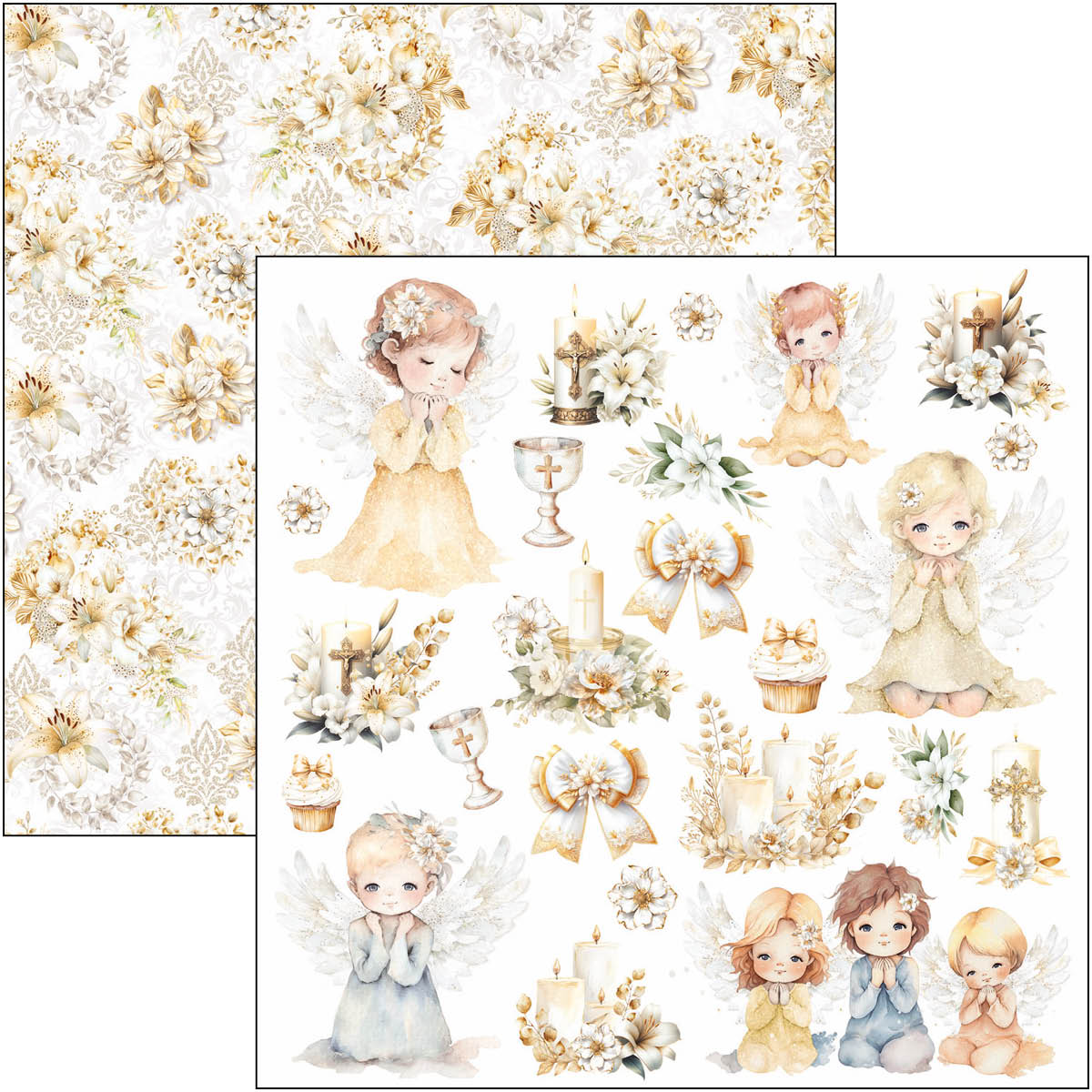 Blessing Day Fussy Cut Pad 6"x6" 24/Pkg