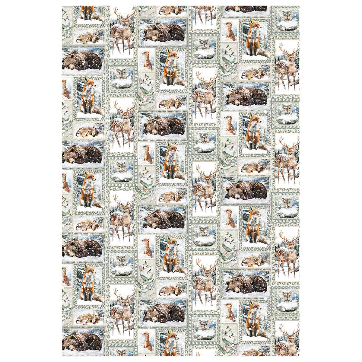 Rice Paper A4 MIXED 4/Pkg Forest Tales