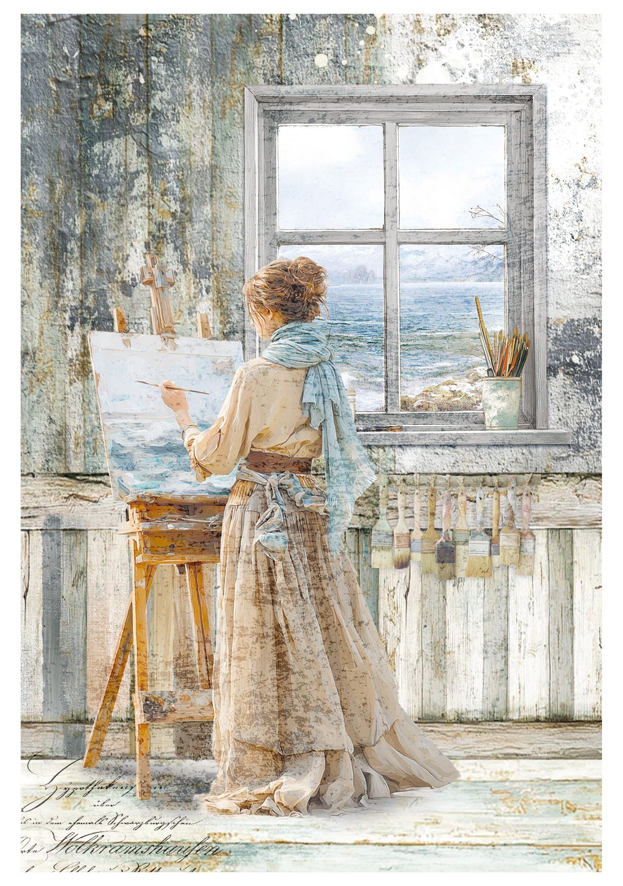 Rice Paper A4 MIXED 4/Pkg An Artist Journey