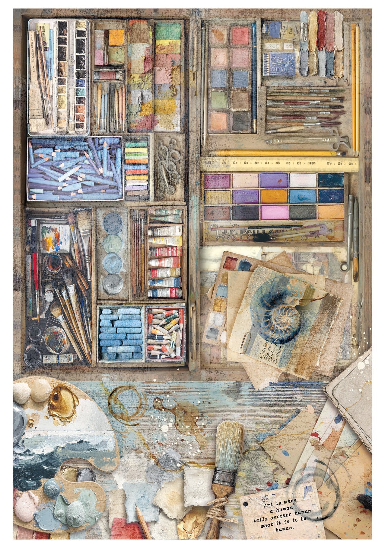 Rice Paper A4 MIXED 4/Pkg An Artist Journey