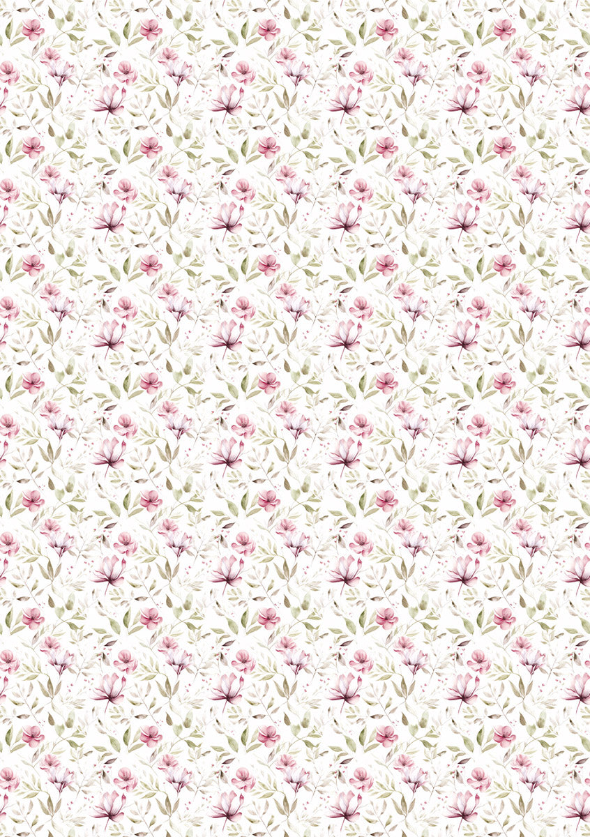 Rice Paper A5 MIXED 8/Pkg Secret Garden