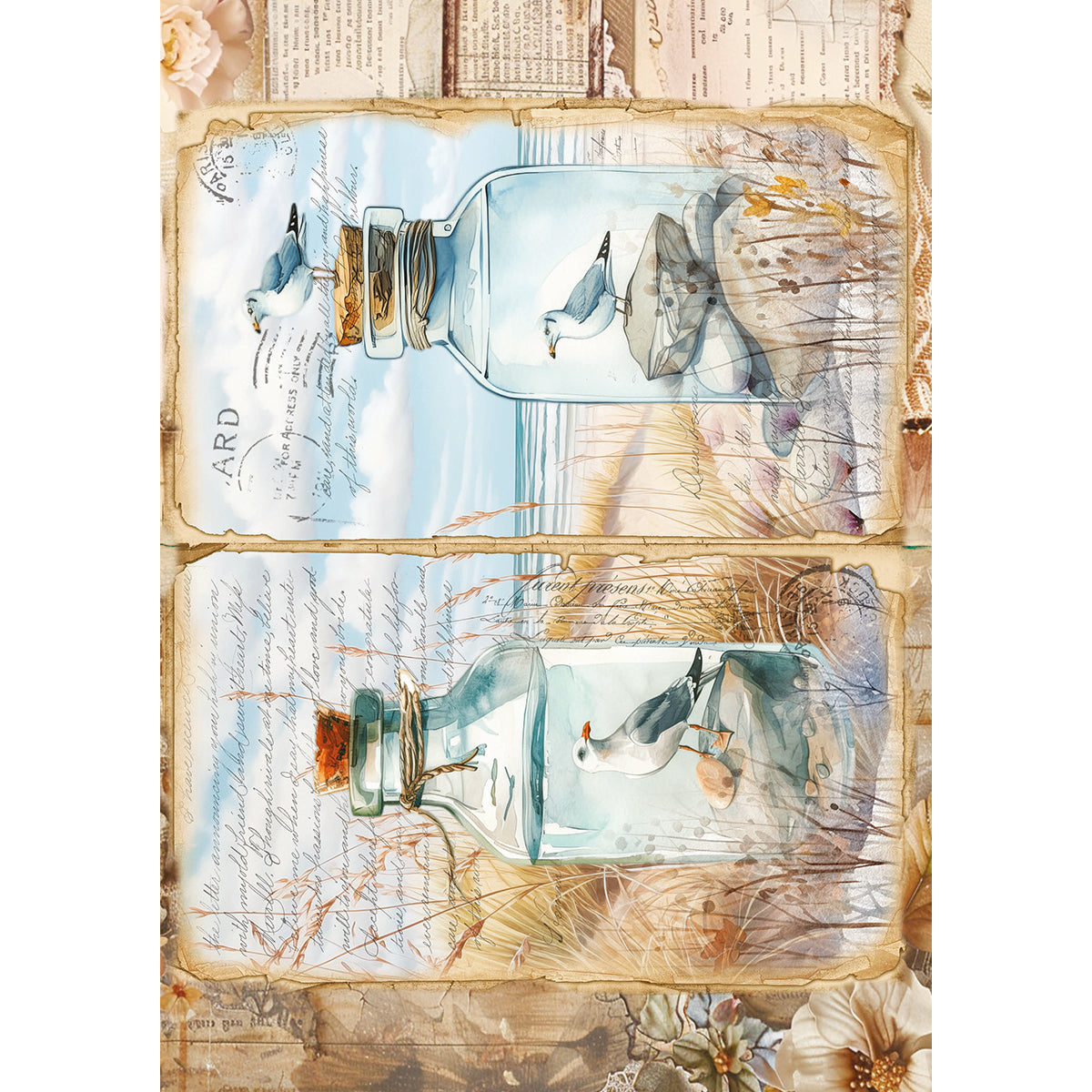 Rice Paper A5 MIXED 8/Pkg Summer Days