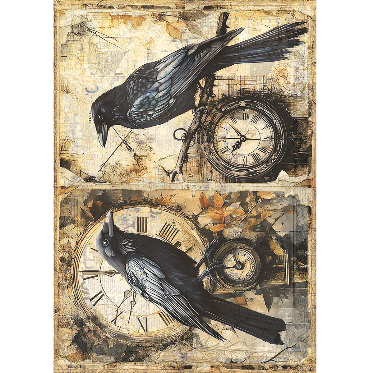 Rice Paper A5 MIXED 8/Pkg Dark Academia