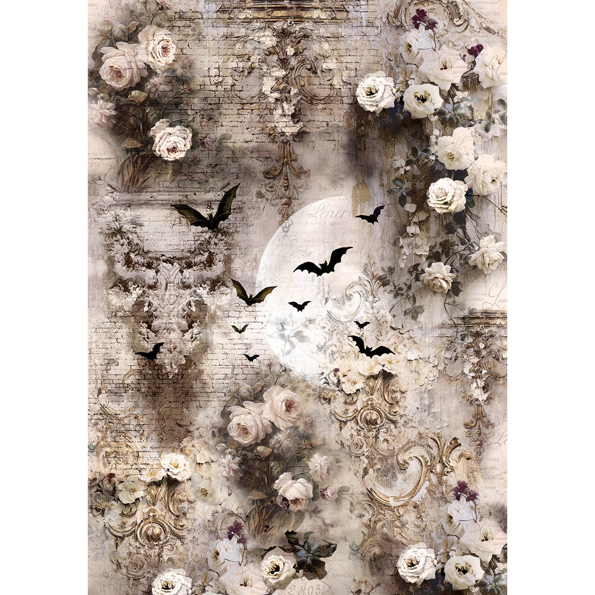 Rice Paper A5 MIXED 8/Pkg Dark Academia