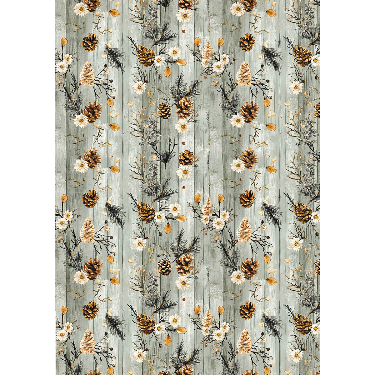 Rice Paper A5 MIXED 8/Pkg Hot Cocoa & Holly