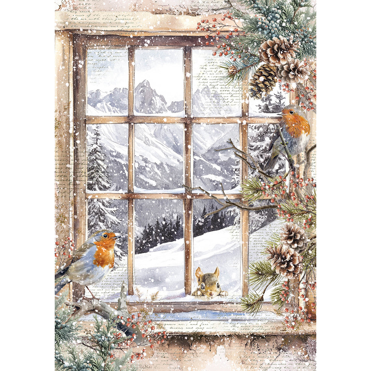 Rice Paper A5 MIXED 8/Pkg Forest Tales