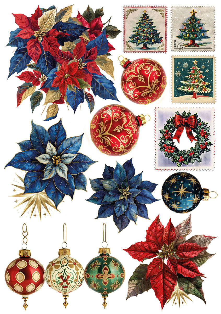 Rice Paper A5 MIXED 8/Pkg Polar Railway