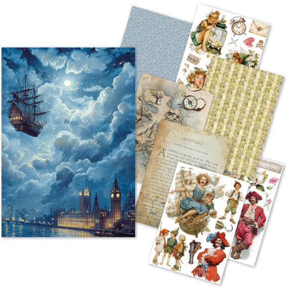 Rice Paper A5 MIXED 8/Pkg Neverland