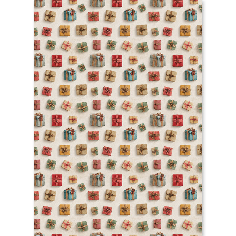 Rice Paper A5 MIXED 8/Pkg Cozy Christmas