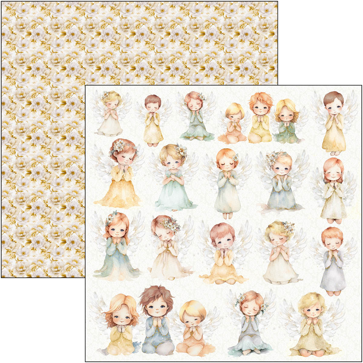 Blessing Day Patterns Pad 12"x12" 8/Pkg