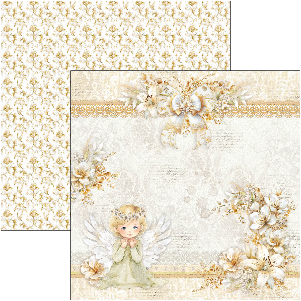 Blessing Day Patterns Pad 12"x12" 8/Pkg