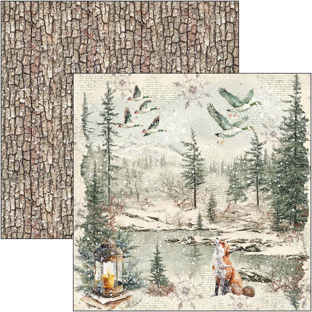 Forest Tales Patterns Pad 12"x12" 8/Pkg