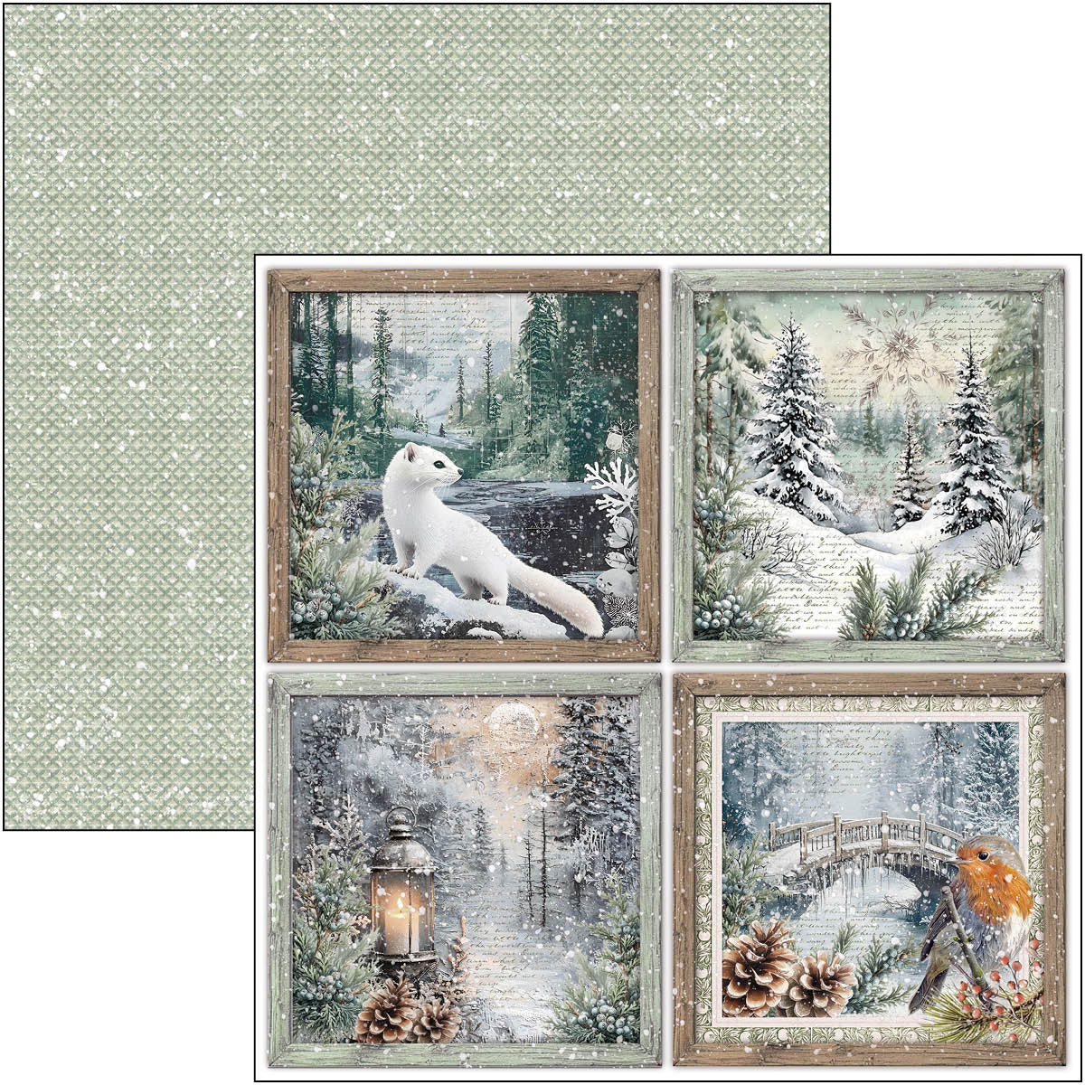 Forest Tales Patterns Pad 12"x12" 8/Pkg