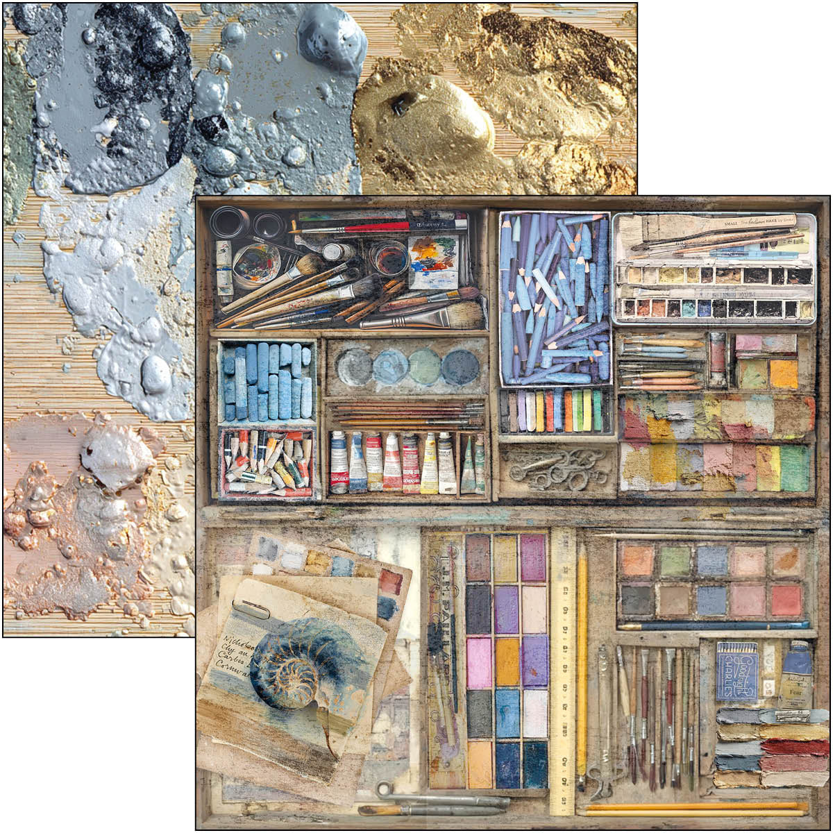 An Artist Journey Patterns Pad 12"x12" 8/Pkg