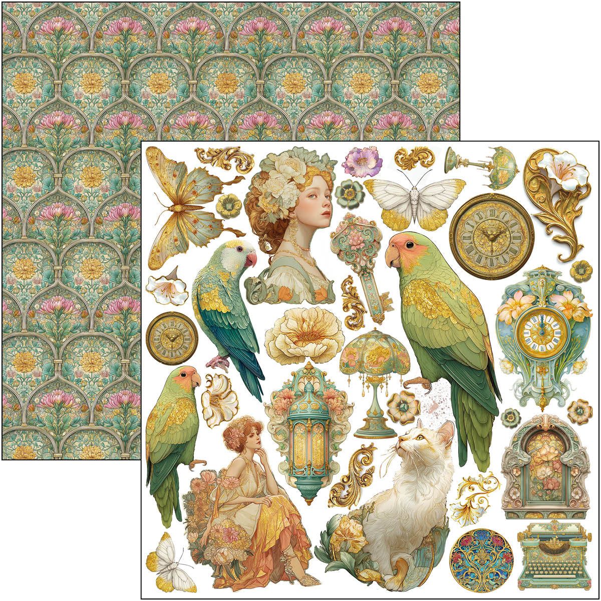 Artemis Patterns Pad 12"x12" 8/Pkg