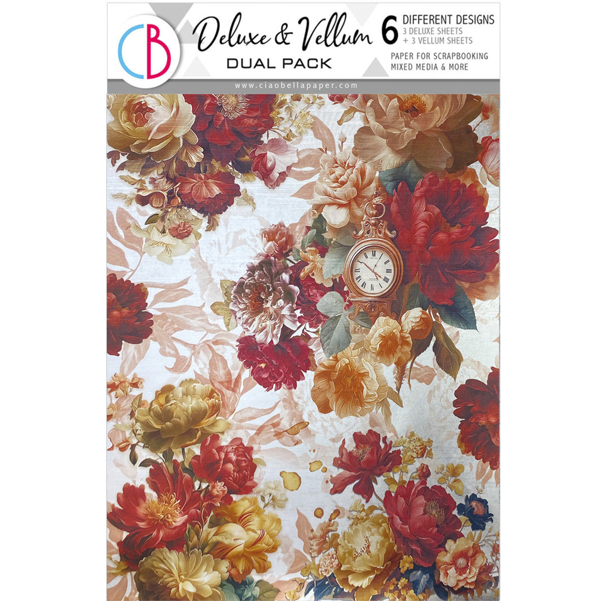 Deluxe Paper Silver & Vellum Dual Pack A4 MIXED 6/Pkg Book Lover