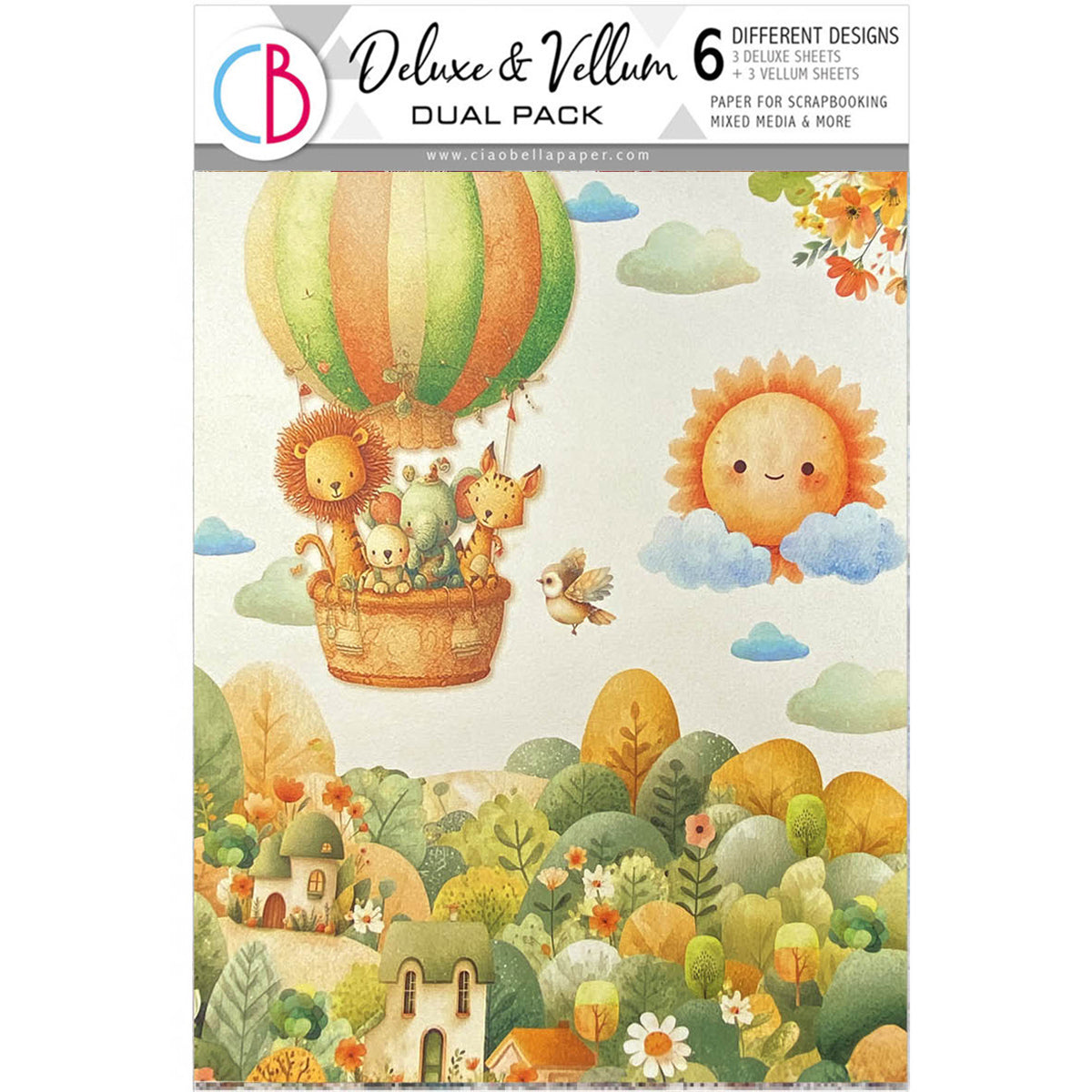 Deluxe Paper Pearl & Vellum Dual Pack A4 MIXED 6/Pkg Lunibloom