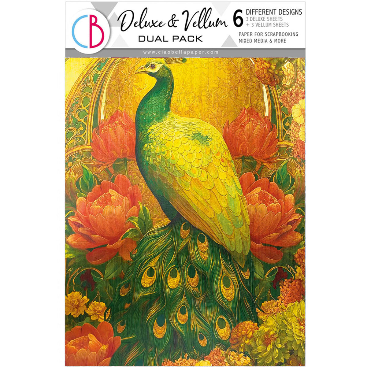 Deluxe Paper Gold & Vellum Dual Pack A4 MIXED 6/Pkg Artemis