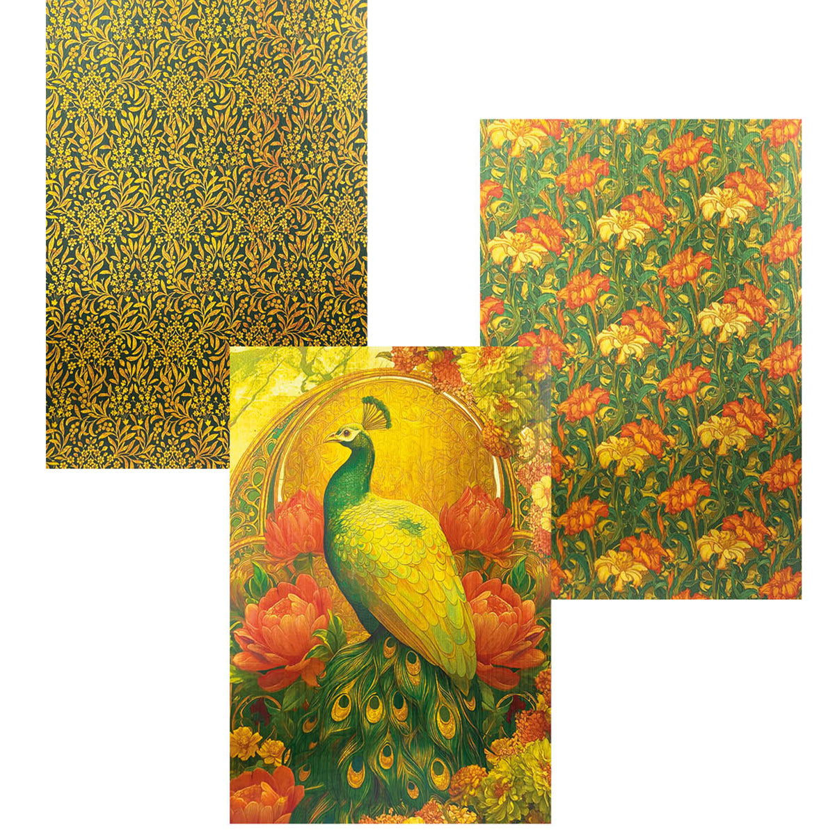 Deluxe Paper Gold & Vellum Dual Pack A4 MIXED 6/Pkg Artemis
