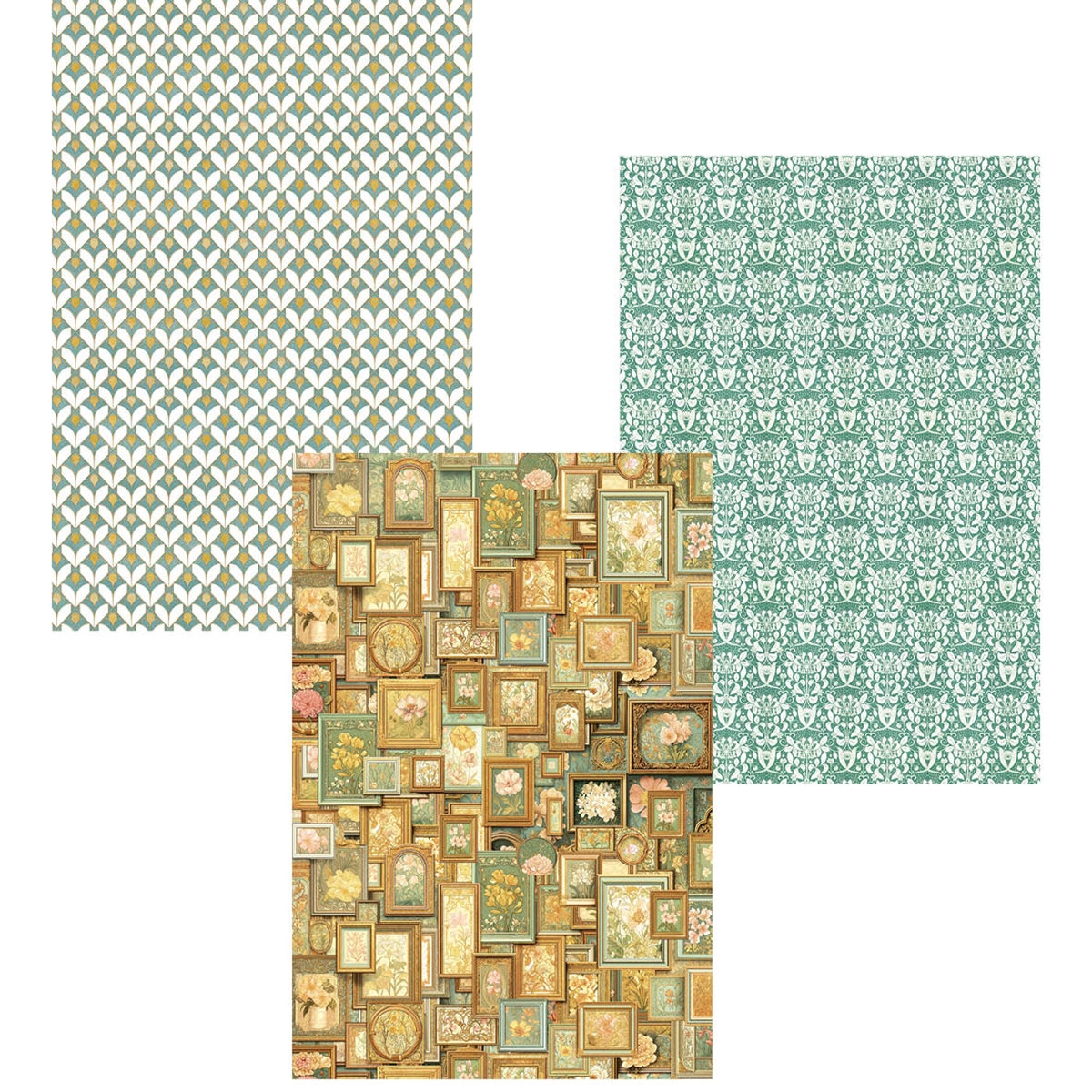 Deluxe Paper Gold & Vellum Dual Pack A4 MIXED 6/Pkg Artemis