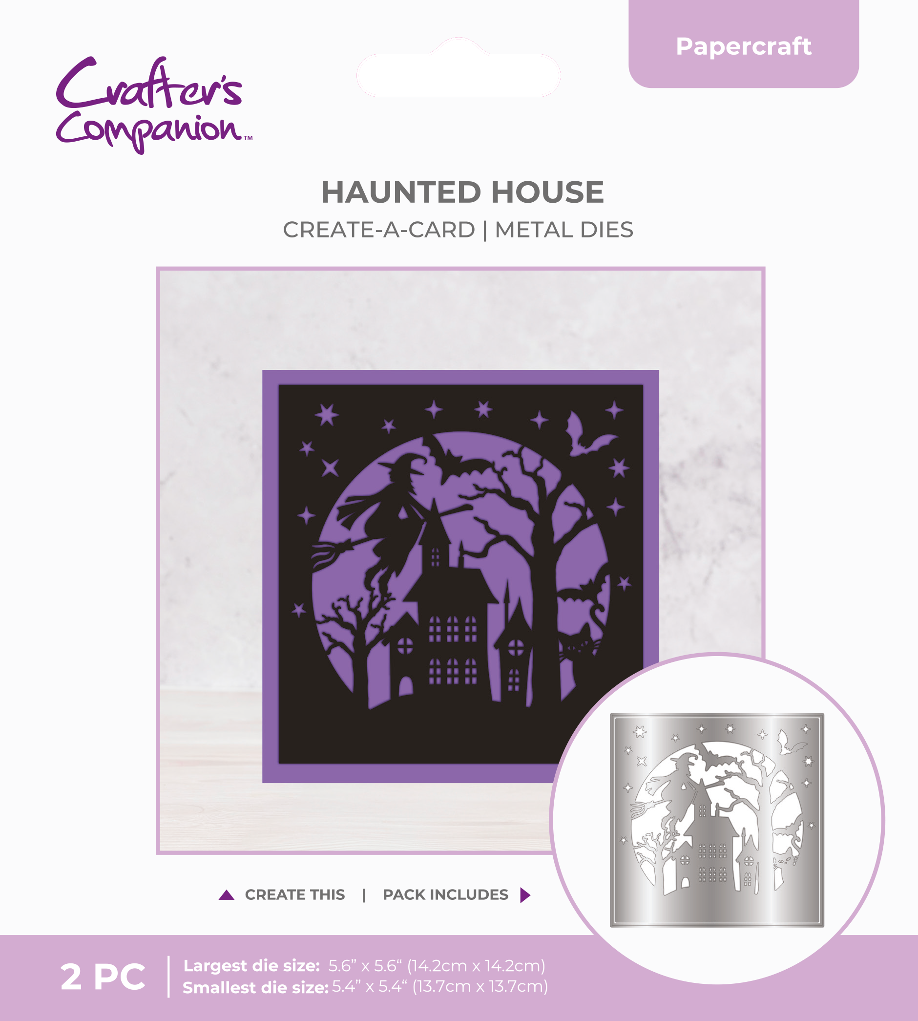 Crafter's Companion Create a Card Die Set Haunted House