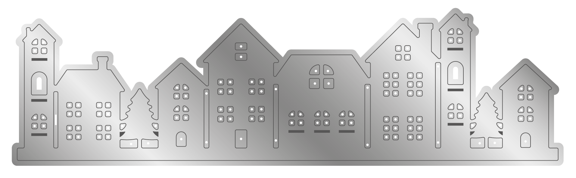 Crafter’s Companion Metal Die - Nordic Houses