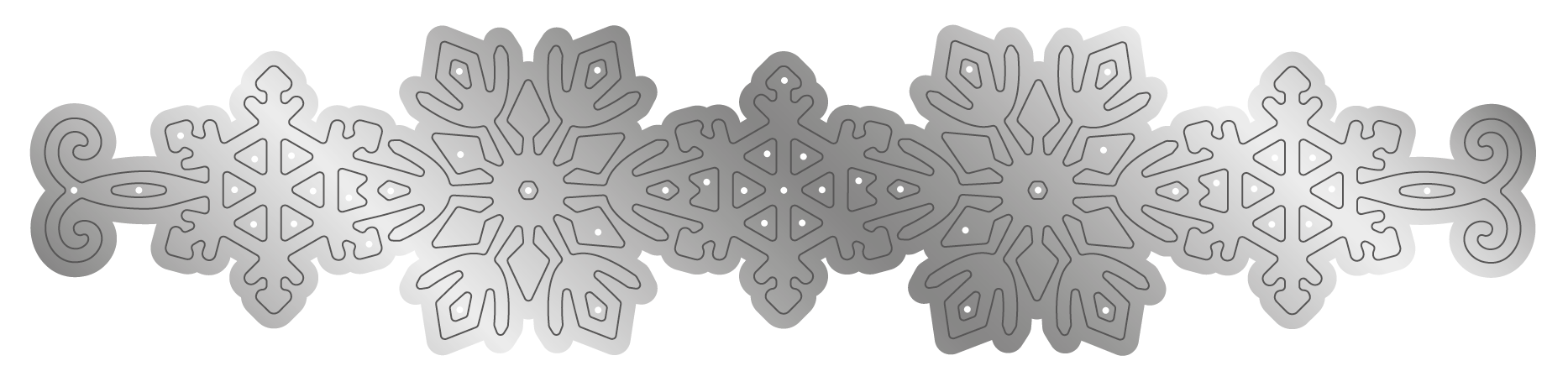 Crafter’s Companion Metal Die - Snowflakes