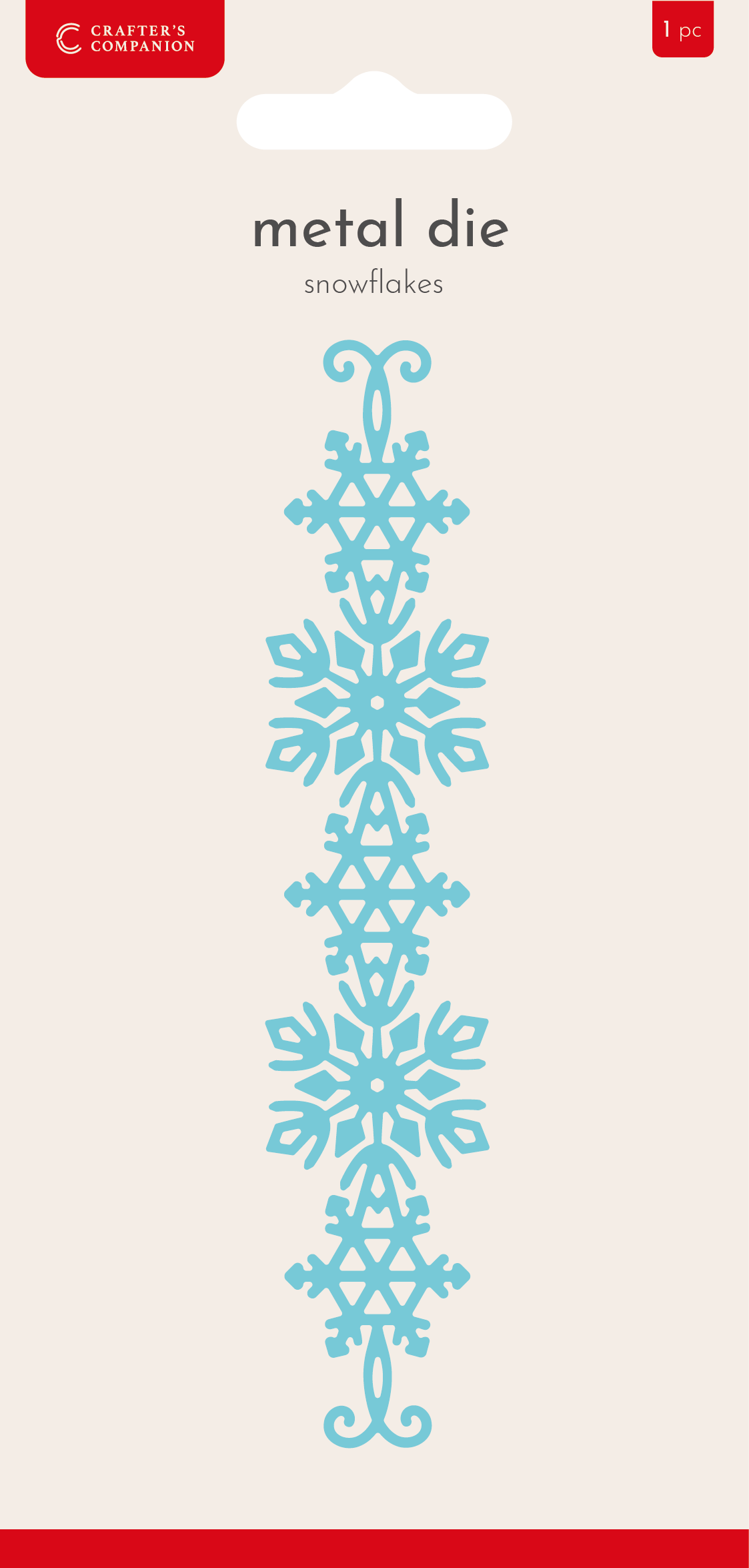 Crafter’s Companion Metal Die - Snowflakes