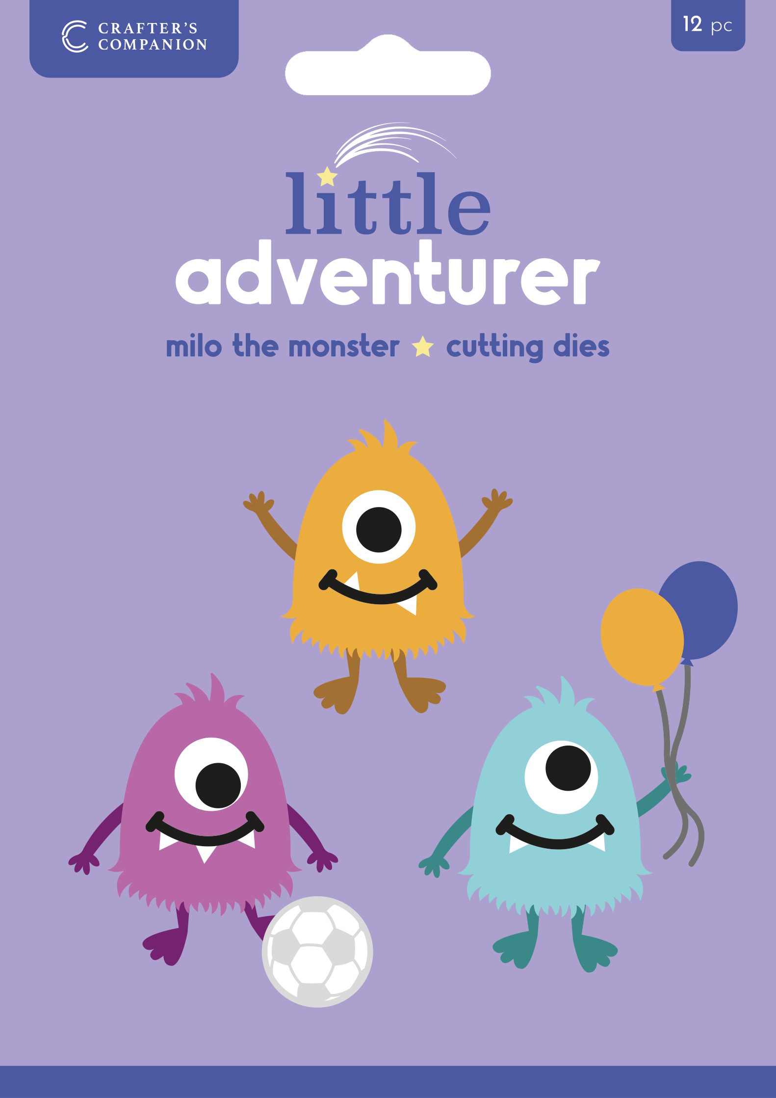 Crafters Companion Metal Die Set - Milo the Monster