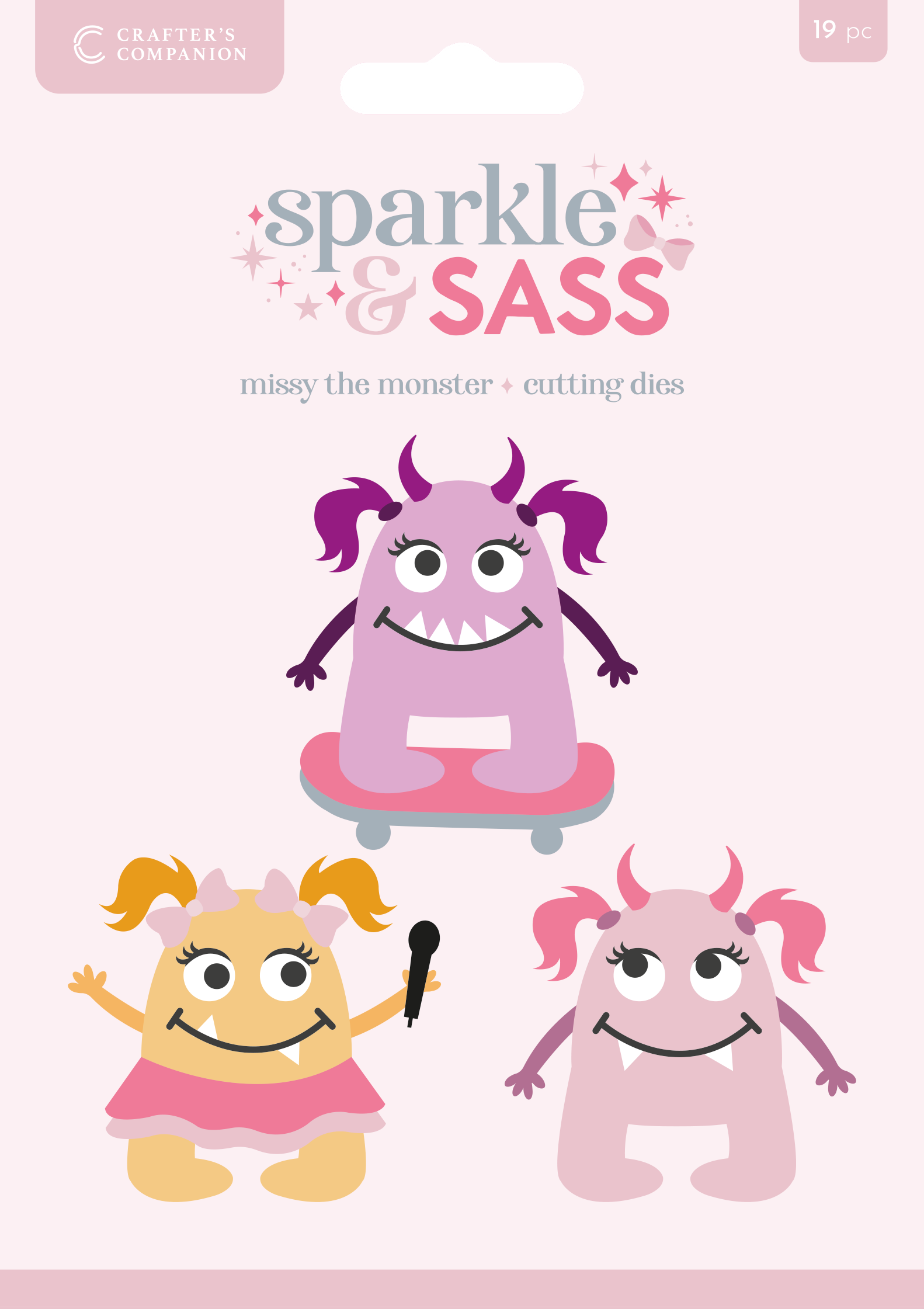 Crafters Companion Metal Die Set - Missy the Monster