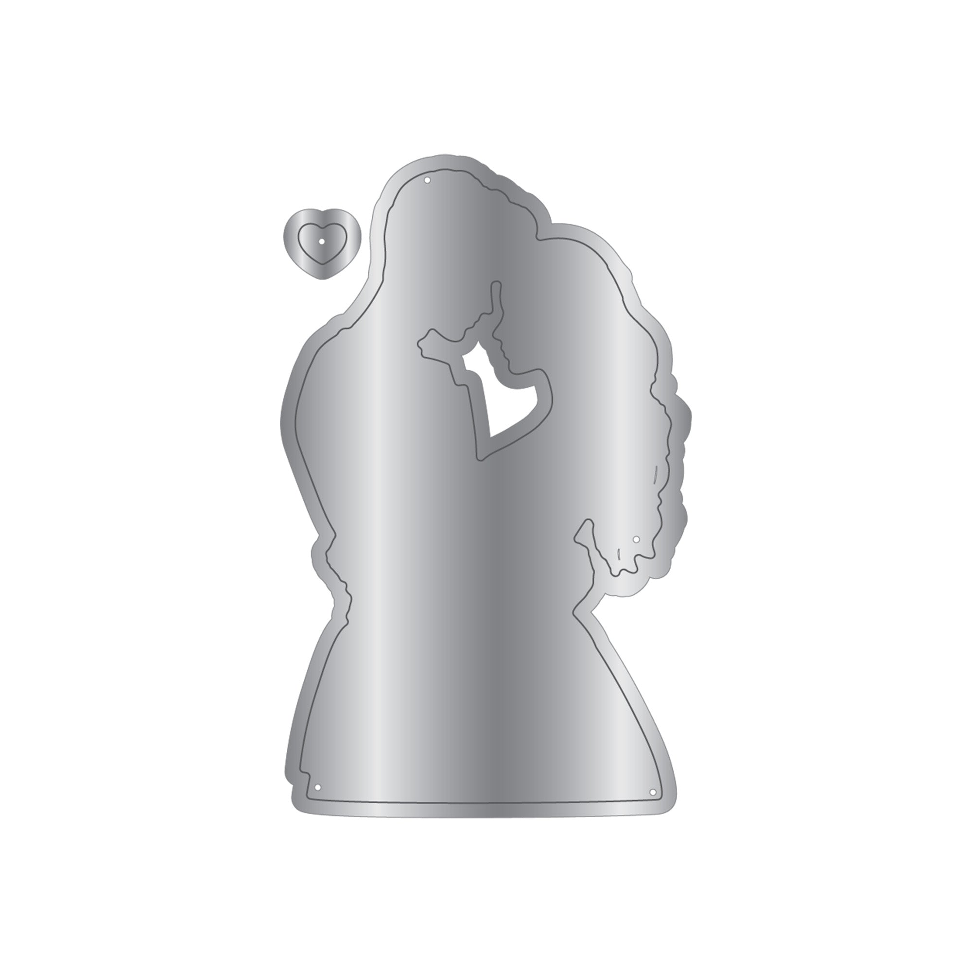 Crafters Companion Metal Die, Stamp & Stencil Set - Cherished Moments